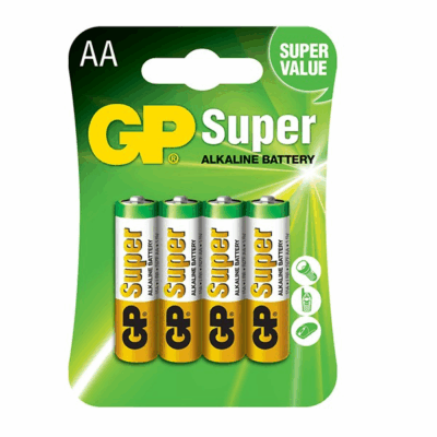 batteri AAA GP super LR3 Alkaliskt 4-pakning