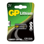 batteri CR123A GP 1 stk.